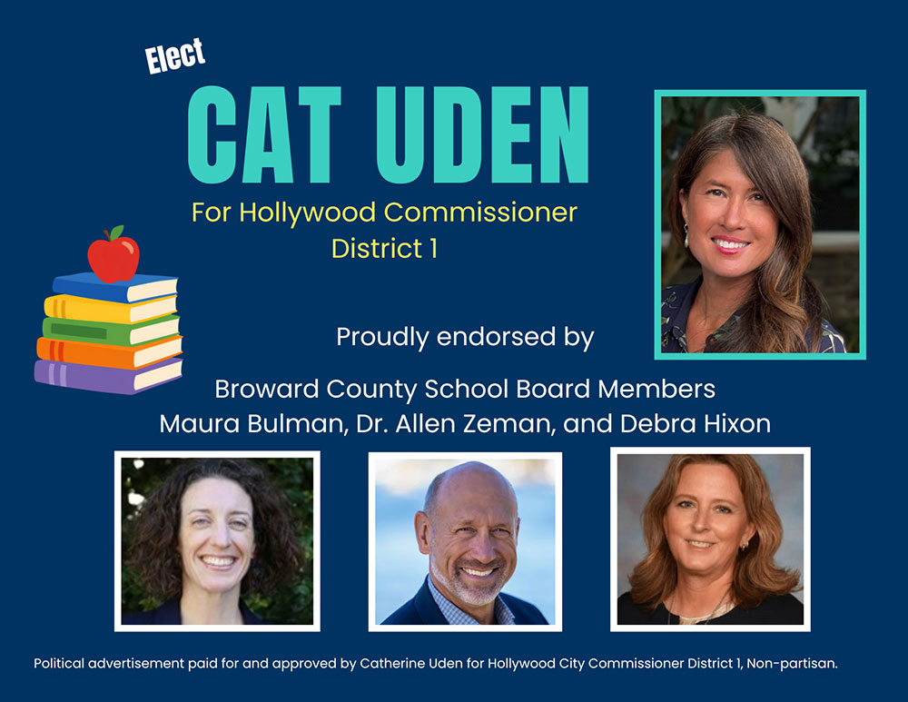 cat uden for hollywood city commission district 1